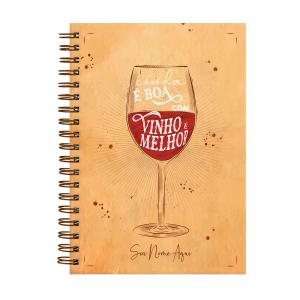 Caderno Personalizado de Receitas Comida É Boa