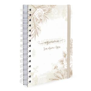 Agenda Plus Personalizada Profissões Floral Agronomia Nude